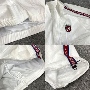 Chaqueta deportiva cortavientos personalizada para hombre, de poliéster, con cremallera, informal, para correr, entrenar y hacer deporte. - Product Image 6