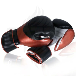 Gants de boxe en cuir véritable de haute qualité, édition équipe, équipement d'entraînement professionnel pour Muay Thai, Kickboxing, hommes et femmes - Product Image 2