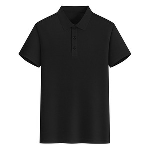 Camiseta polo publicitaria de manga corta con solapa, 100% poliéster, color sólido, con diseño impreso y bordado con logotipo personalizado OEM. - Product Image 1