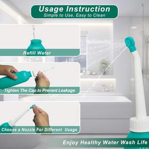 ขวดฉีดชำระพกพา OTICA สำหรับเดินทาง ขวดฉีดชำระหลังคลอด ขวดฉีดชำระสำหรับสุขภัณฑ์ ขวดฉีดชำระสำหรับผู้หญิง ทำความสะอาดจุดซ่อนเร้น ผลิตจากพลาสติก EVA เป็นมิตรกับสิ่งแวดล้อม - Product Image 2