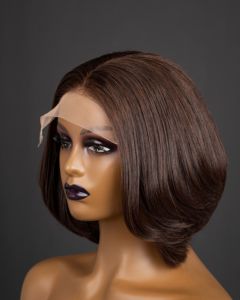 Perruque en cheveux Remy vietnamiens de 30 pouces pour femmes, noire, avec dentelle HD, toucher doux, cuticules alignées, dentelle supérieure - Product Image 1