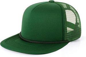 Gorra Trucker de Lona Azul Personalizada al por Mayor, Unisex, Ajustable, de 6 Paneles, Casual, Transpirable, Gorras Trucker Personalizadas - Product Image 4