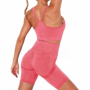 Nouvel ensemble de yoga respirant sur mesure pour femmes, best-seller, couleur unie, fabriqué dans les meilleurs matériaux, ensembles de yoga OEM - Product Image 3