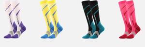 Chaussettes de sport pour hommes, en coton, élasthanne et polyester, tricotées jacquard, respirantes, couleur unie, épaisseur standard, été - Product Image 4
