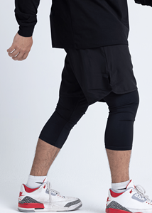 Pantalones Cortos Deportivos Islámicos para Hombre, Largos hasta la Rodilla, Transpirables, para Entrenamiento Deportivo - Product Image 3