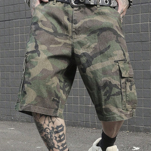 Shorts camouflage en gros, shorts streetwear, shorts mode, shorts urbains pour hommes, collection tendance, prix usine - Product Image 2