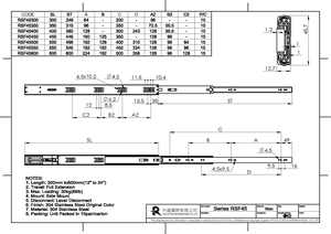 Thép Không Gỉ Mềm Đóng Ngăn Kéo Trượt Mở Rộng Đầy Đủ Thiết Kế Cho Tủ Bếp 45Mm Chiều Rộng Cho Bán Buôn Nhà Phân Phối - Product Image 4