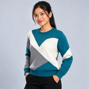 Suéter Informal para Mujer con Tejido de Punto Suave de Primera Calidad, Cálido, Cómodo, Transpirable, Duradero, de Calidad, con Diseño Elegante - Product Image 4