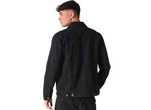 Nouvelle veste en jean délavé vintage pour homme, style décontracté, hiver 2026, avec boutons respirants personnalisables et col rabattable - Product Image 3