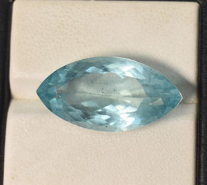 Aguamarina Natural Facetada Marquesa Piedra preciosa suelta Cielo Azul aguamarina Facetada Marquesa Corte Piedra Laguna Azul Marquesa - Product Image 2