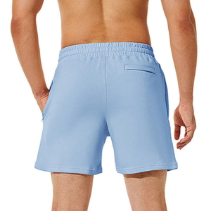 Shorts de jogging personnalisés pour hommes, style streetwear, en toile, séchage rapide, respirants, écologiques, taille mi-haute avec cordon de serrage - Product Image 4