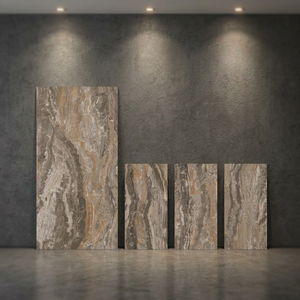 Rio Brown 800x1600mm Polished Porcelain Acid-Resistant Non-Slip Floor & Wall Tiles with Brown Marble Design - Product Image 5