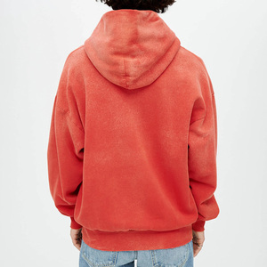Sudadera Ligera y Cómoda para Hombre, con Capucha, de Forro Polar, Efecto Desgastado, Mezcla de Poliéster/Algodón, Secado Rápido, Resistente al Viento - Product Image 3