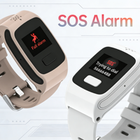 Bracelet de sécurité Android L21 avec brevets exclusifs SOS Smart Health, alerte de chute/appel SOS, suivi GPS pour les travailleurs isolés
