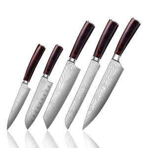 Couteaux de chef en acier damas faits à la main, qualité supérieure, prix bas, directement de l'usine - Product Image 1
