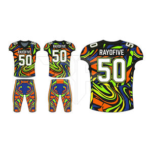 ชุดอเมริกันฟุตบอลระบายอากาศได้ดี สวมใส่ง่าย พร้อมอุปกรณ์เสริม แขนสั้น ยูนิเซ็กซ์ คุณภาพสูง - Product Image 3