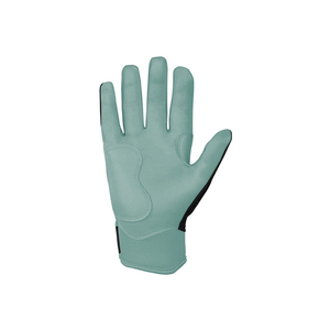 Gants de frappeur de baseball en cuir à doigts complets, ambidextres, fermeture auto-agrippante, excellente adhérence, jaune personnalisé – Offre Spéciale - Product Image 3