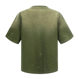 Fabricant OEM, vente en gros de t-shirts pour hommes surdimensionnés, lavés à l'acide, respirants, impression sérigraphique, 100% coton, chemises surdimensionnées pour hommes - Product Image 5