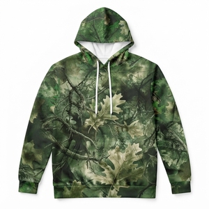 Sweat-shirt à capuche unisexe surdimensionné en polaire, hiver, uni, lavé, respirant, coupe-vent, avec poche - Product Image 6