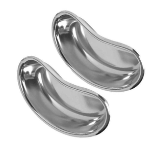 ถาดใส่เครื่องมือแพทย์แบบแมนนวล 2 ชิ้น ทำจากสแตนเลส 201 ได้รับการรับรองมาตรฐาน CE สำหรับจัดเก็บอุปกรณ์ทันตกรรม  ผ่านการฆ่าเชื้อแล้ว - Product Image 6