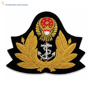 Insignias de Uniforme con Diseño Personalizado Profesional, Pin de Seguridad, Bordado Premium, Tela Ecológica y Duradera, Bajo MOQ, Precio de Fábrica, OEM - Product Image 1