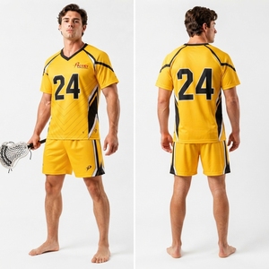 Uniforme de Lacrosse Personalizado, Ropa Deportiva, Diseño de Uniforme de Lacrosse con Ajuste Cómodo, Tela que Absorbe la Humedad y Manga Larga - Product Image 4