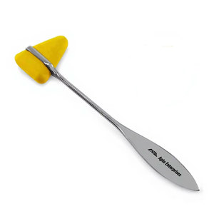 Marteau de réflexes Taylor jaune de 7,5 pouces, instrument médical chirurgical en acier inoxydable de qualité allemande pour diagnostic neurologique - Product Image 2