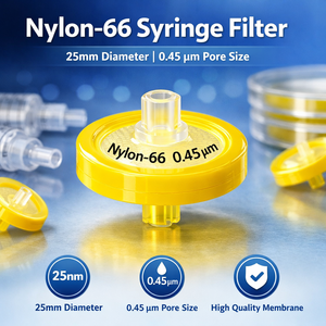 Filtro de Jeringa Hidrófilo de Nylon NN-66 de 13 mm, 0.45 µm, Personalizable OEM para el Proceso de Filtración de Empresas Farmacéuticas - Product Image 2