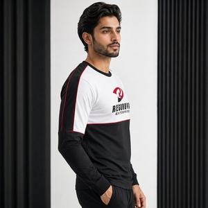Modern streetwear style soft fabric relaxed fit premium everyday comfort <b>Men</b> Full Sleeves <b>T</b>-<b>Shirt</b> comfortable versatile <b>Men</b> Full - Product Image 5