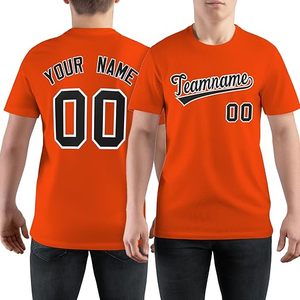 T-shirt vert personnalisé à manches courtes pour hommes, avec impression du numéro et du nom, col rond, coupe décontractée - Product Image 5