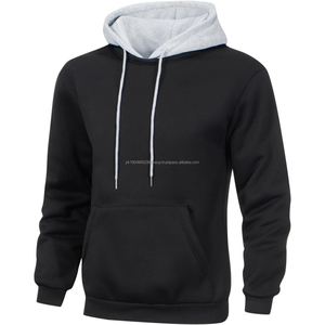 Sudaderas con Capucha de Felpa Francesa de Color Sólido de Algodón Suave, Estampado Personalizado en Relieve, para Unisex, Precio al por Mayor - Product Image 4