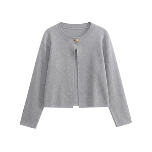 Cárdigan Abierto para Mujer, Prenda de Moda para un Estilo Cómodo y Casual Diario, Fácil de Combinar - Product Image 1