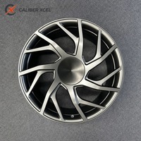 عجلات سيارات CALIBER XCEL مصنوعة من السبائك المطروقة بتصميم مصقول، مقاس 17-22 بوصة، PCD 5x112/114.3/120/108 قابل للتخصيص