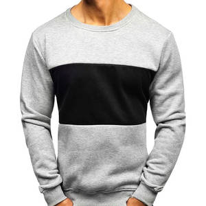 Sweat-shirt décontracté unisexe à col rond pour homme, modèle 2025, en tricot ample bleu tie-dye, idéal pour l'automne (OEM/ODM) - Product Image 6