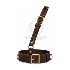 Ceinture Sam Browne en cuir de qualité avec sangle réglable et look classique pour vêtements formels et tenues de soirée - Product Image 3