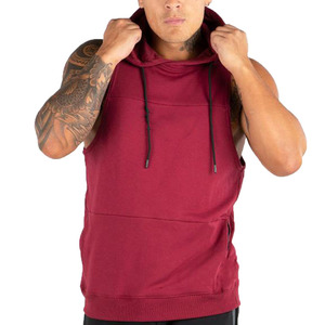 Camiseta sin mangas para hombre, para gimnasio, entrenamiento muscular, chaleco deportivo, ropa deportiva informal, algodón/bambú, antipilling, de secado rápido - Product Image 1