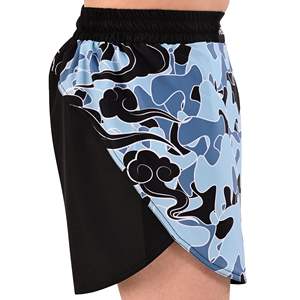 Pantalones cortos MMA para hombre, estampado artístico, cintura elástica, entrenamiento de gimnasio, kickboxing, ligeros, de secado rápido, coloridos, para artes marciales mixtas - Product Image 2