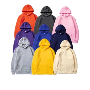 Sudadera con Capucha de Algodón Blanco para Mujer, con Bolsillo Delantero, Transpirable, Tejida, de Color Sólido, para Otoño - Product Image 6