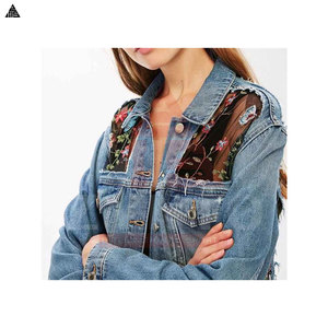 Chaqueta vaquera negra para mujer, muy cómoda, de calidad económica, a precio de mayoreo. - Product Image 5