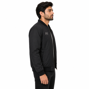 Custom Men's Bomber <b>Jacket</b> Wholesale Custom Lightweight Zip Up Windproof Outerwear OEM ODM Private Label Men's <b>Jackets</b> Supplier - Product Image 3