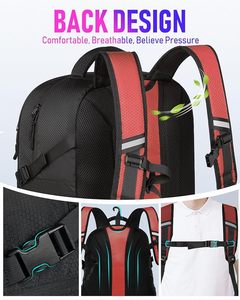 Sac à dos de basket-ball, sac de sport robuste, capacité de rangement extra-large, bretelles réglables confortables pour le basket-ball - Product Image 2