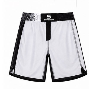 Pantalones Cortos de MMA para Hombre de Alta Calidad, Personalizables, Cintura Elástica Media, Color Sólido, Ecológicos, de Secado Rápido, Transpirables, Ajuste Holgado, OEM - Product Image 5
