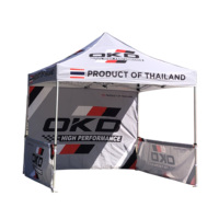 Tente de salon professionnelle 10x10 pieds, pop-up, imperméable, portable, avec impression de logo, pour expositions et événements sportifs – Meilleures ventes