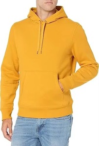เสื้อฮู้ดผู้ชายทรงปกติ สีพื้น ผ้าฝ้ายถัก 100% สวมใส่สบายๆ สำหรับฤดูใบไม้ร่วง ดีไซน์สั่งทำได้ - Product Image 3