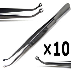 10 Pinzas de Sutura Corn Suture de 6 Pulgadas, Anguladas, Instrumentos Quirúrgicos Médicos Dentales de Primera Calidad - Product Image 2