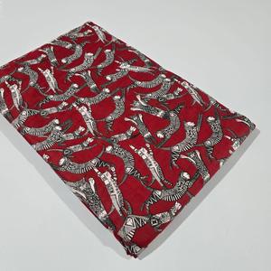 Unstitched Breathable Pure Cotton Denim Jaipuri Printed <b>Fabric</b> Set | 60S60S | 5m Top + 5m Bottom | Medium <b>Weight</b> | Suit Girls - Product Image 4