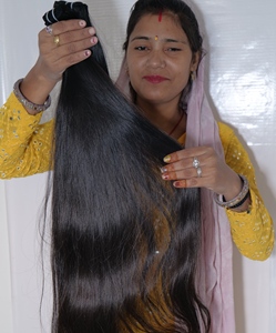 Cheveux Indiens Bruts Non Transformés Naturels Lisses Longs pour Tissage – Vente en Gros de Lots de Cheveux Humains Indiens – Fournisseurs - Product Image 3