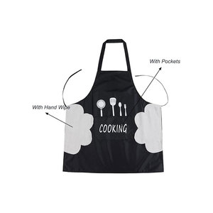 2 Pack <b>Kitchen</b> <b>Apron</b> with Hand Wipe,Water-drop Resistant with 2 Pockets Cooking Bib <b>Aprons</b> for Women Men Chef - Product Image 1