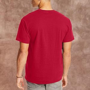 เสื้อยืดผู้ชายผ้าฝ้ายแท้ 100% รุ่น Simple Plane Premium Heavy Weight แบบแห้งเร็ว แขนสั้น ทรงหลวม ผ้าถักเนื้อละเอียด พิมพ์ลายตัวอักษร  รับสั่งทำได้ - Product Image 3