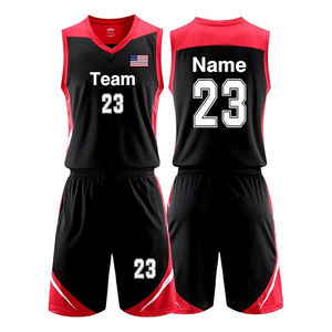 Vêtements de sport de basket-ball en polyester à séchage rapide pour hommes Uniformes et ensembles de sport en gros avec design imprimé par sublimation BSCI - Product Image 5